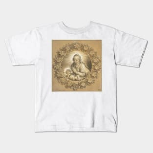 Virgin Mary Christmas Nativity Baby Jesus Vintage Kids T-Shirt